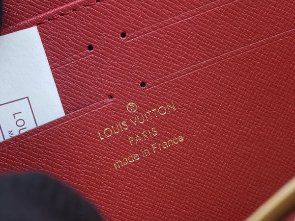 LVコピーウォレット素材ディテール